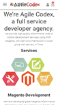 Mobile Screenshot of agilecodex.com