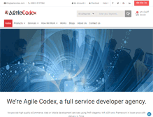 Tablet Screenshot of agilecodex.com
